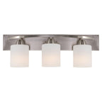 Applique murale moderne Claremont 24 à 3 lumières pour meuble-lavabo/salle de bain
