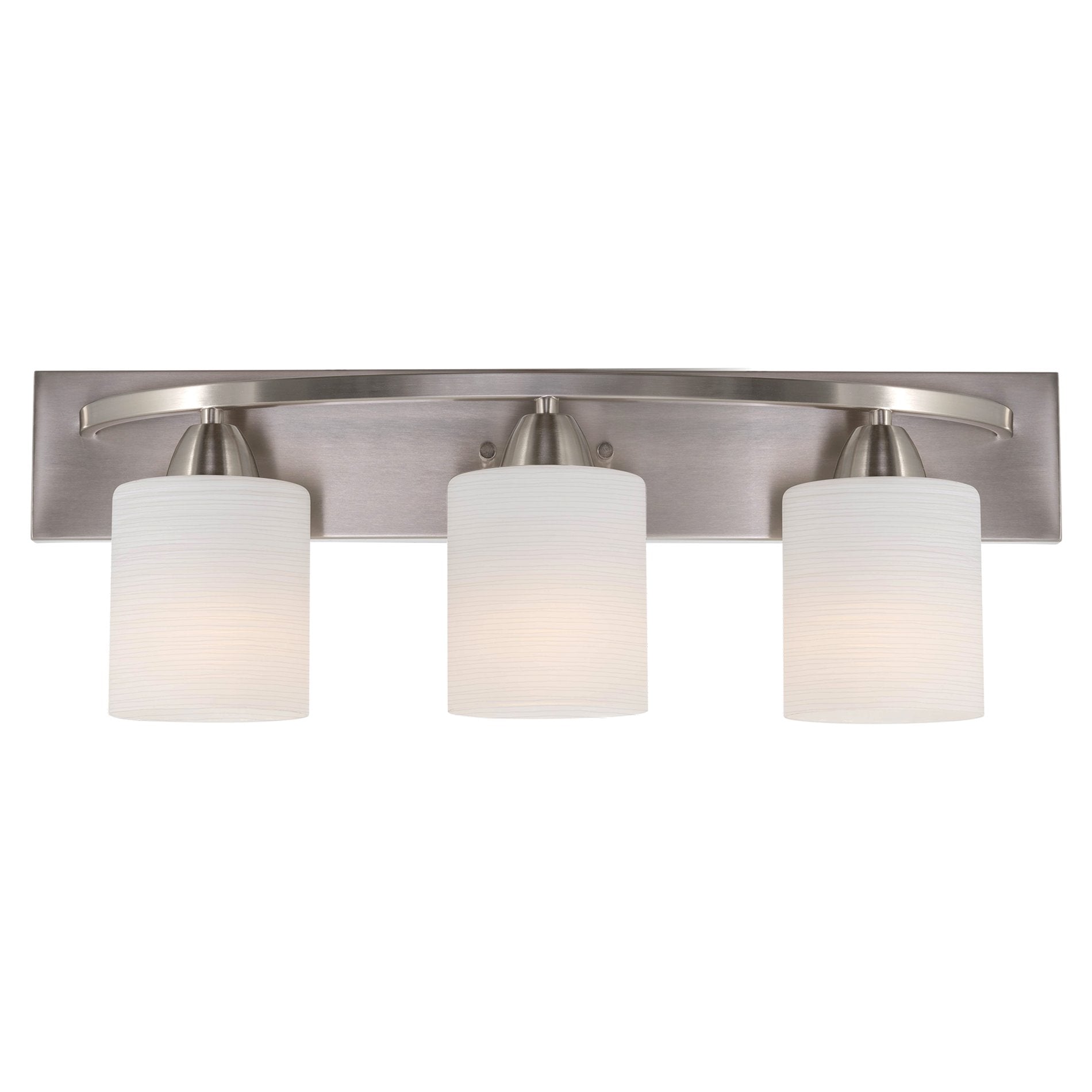 Applique murale moderne Claremont 24 à 3 lumières pour meuble-lavabo/salle de bain