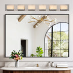 Applique murale moderne Everett 48 à 6 lumières DEL intégrées de 60 W (équivalent 360 W) pour salle de bain/meuble-lavabo