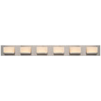 Applique murale moderne Everett 48 à 6 lumières DEL intégrées de 60 W (équivalent 360 W) pour salle de bain/meuble-lavabo