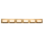Applique murale moderne Everett 48 à 6 lumières DEL intégrées de 60 W (équivalent 360 W) pour salle de bain/meuble-lavabo