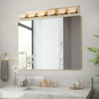 Applique murale moderne Everett 48 à 6 lumières DEL intégrées de 60 W (équivalent 360 W) pour salle de bain/meuble-lavabo