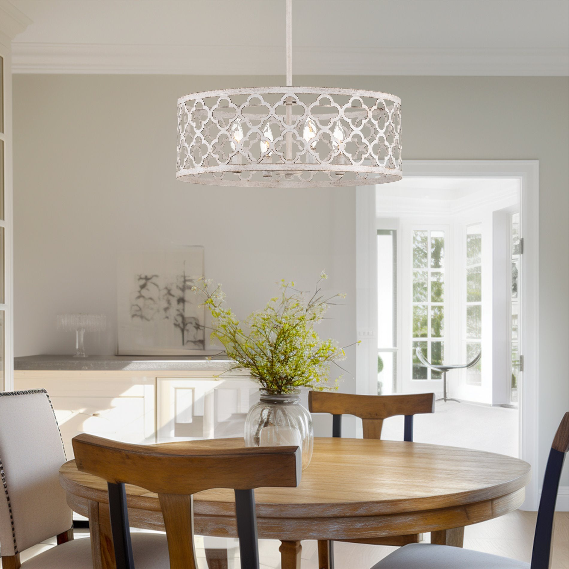 Lustre moderne Sutton 20 à 4 lumières