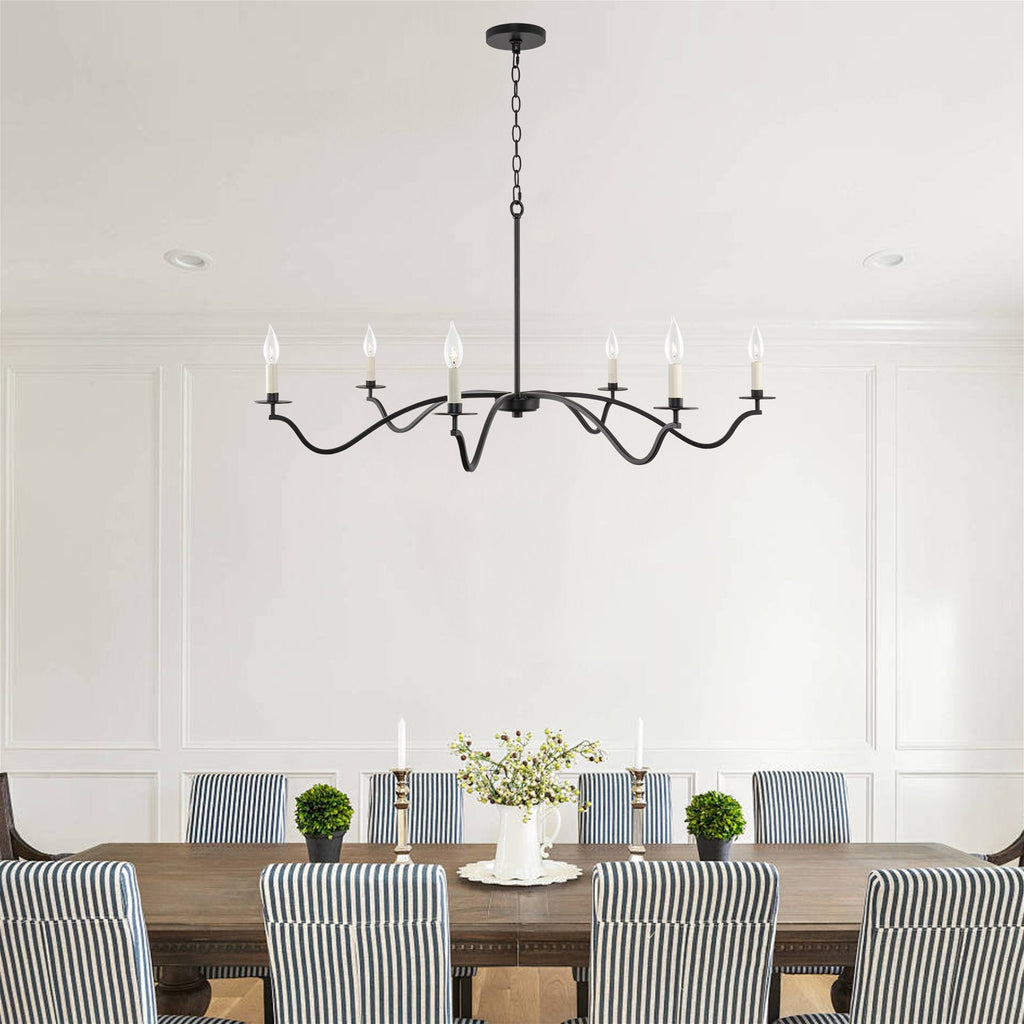 Lustre moderne Pennington 42 à 6 lumières