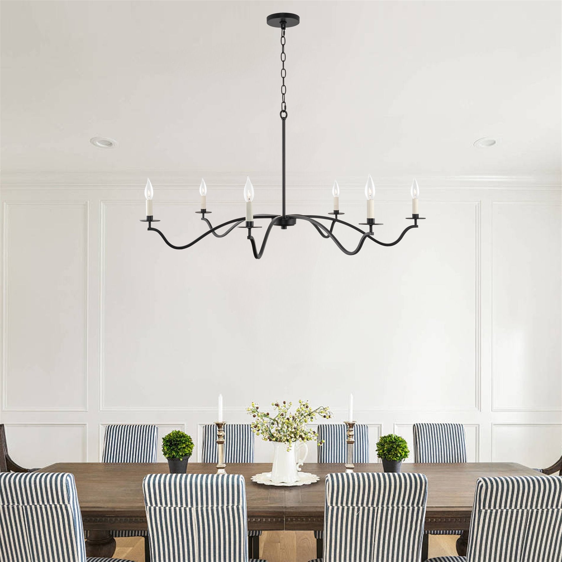 Lustre moderne Pennington 42 à 6 lumières