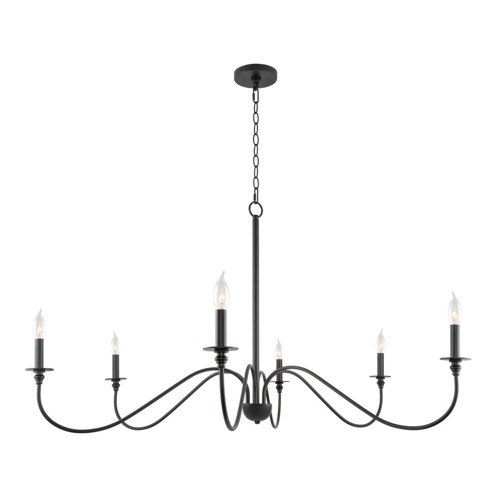Lustre moderne Archer 47 à 6 lumières