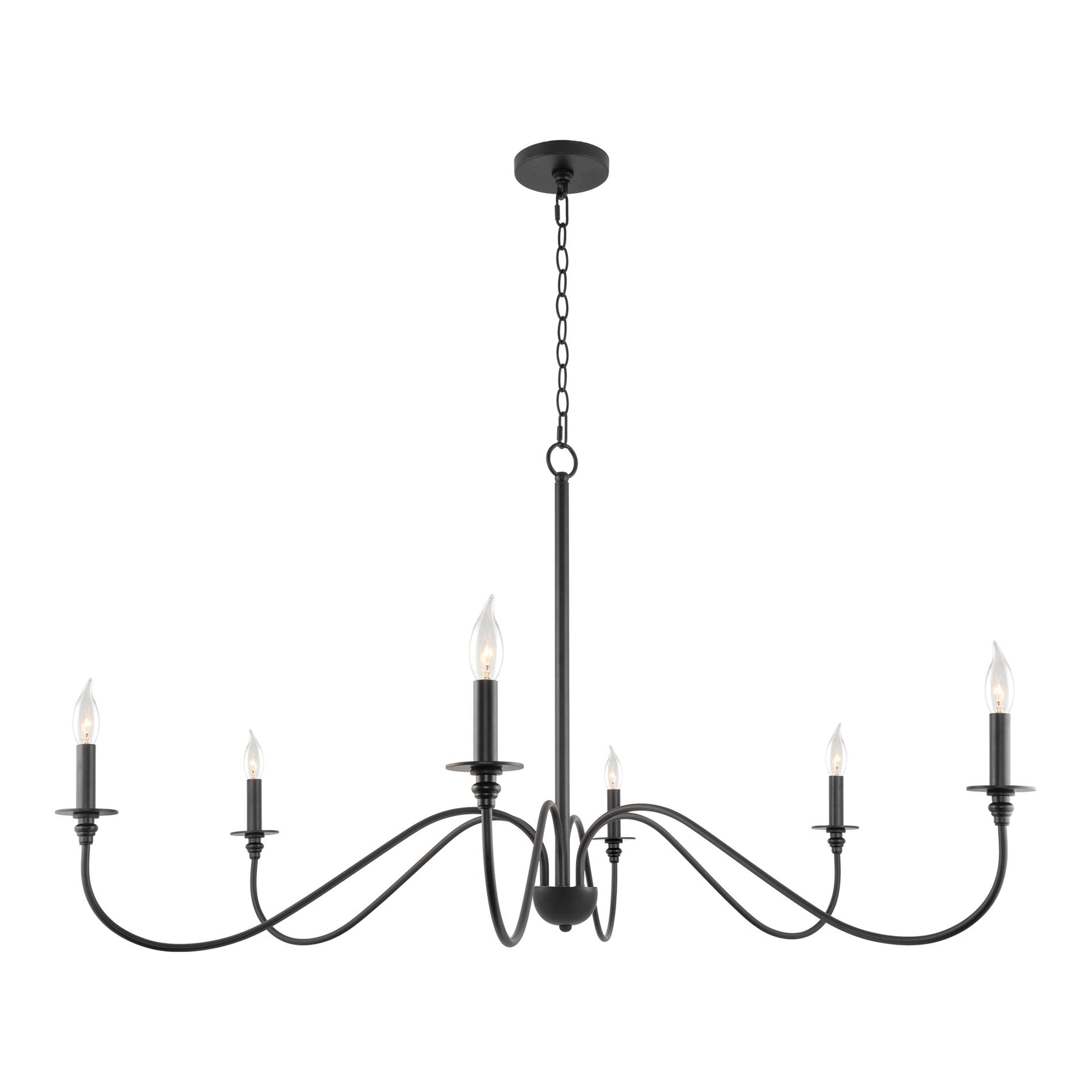 Lustre moderne Archer 47 à 6 lumières