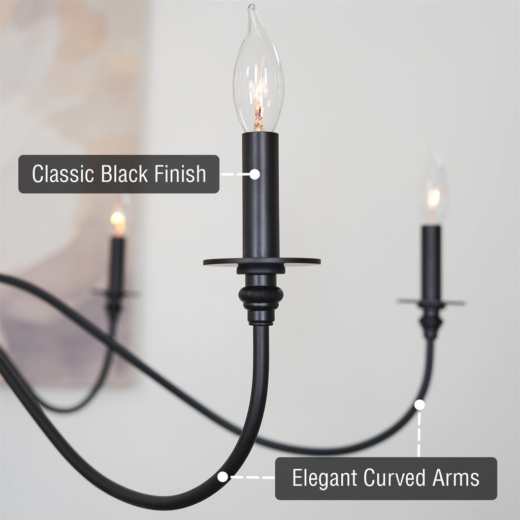 Lustre moderne Archer 47 à 6 lumières