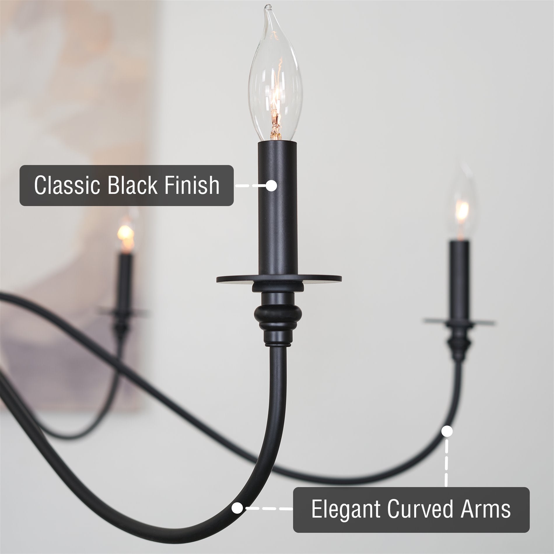Lustre moderne Archer 47 à 6 lumières