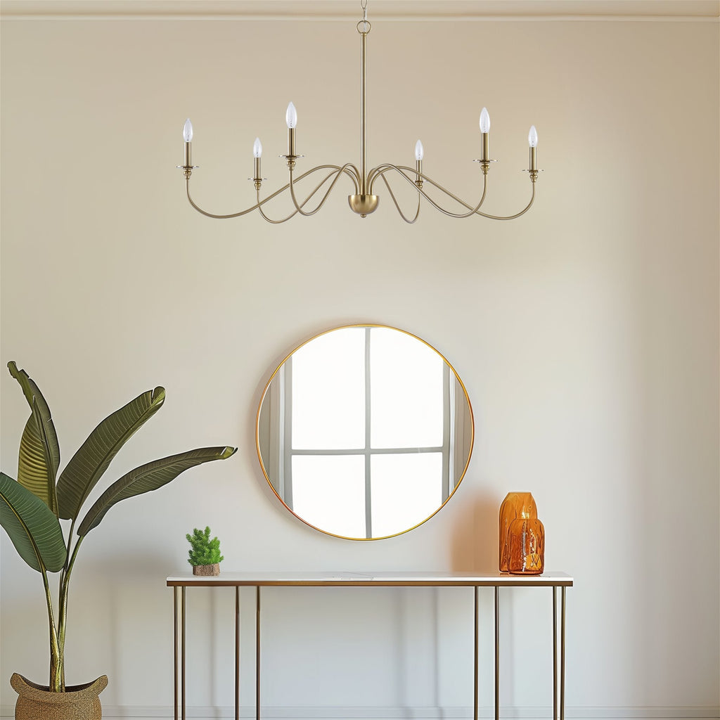 Lustre moderne Archer 47 à 6 lumières