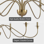 Lustre moderne Archer 47 à 6 lumières