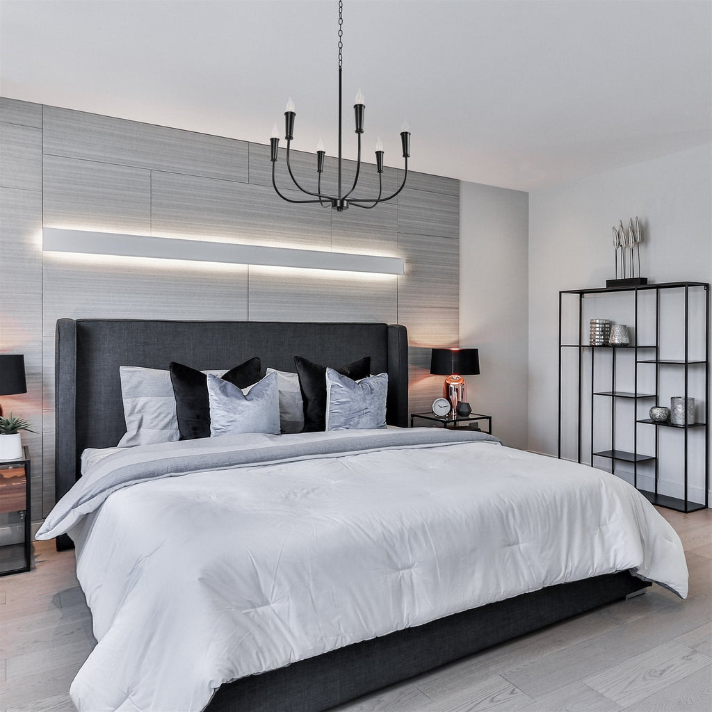 Lustre moderne Beaux 26 à 6 lumières