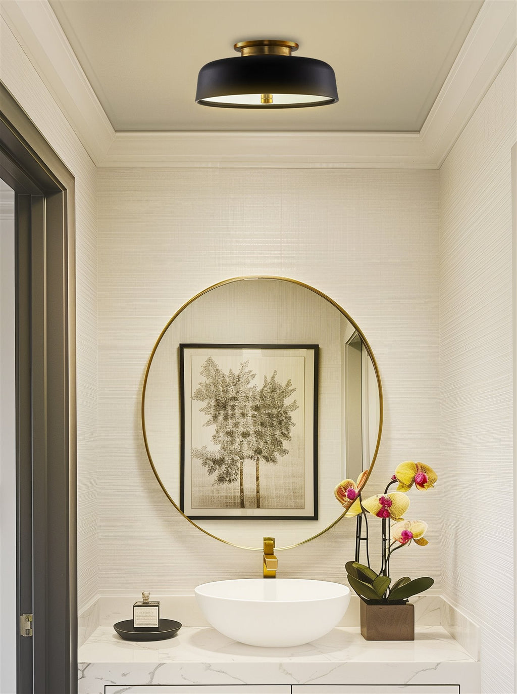 Plafonnier semi-encastré moderne Gianna 12 à 2 lumières