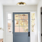 Plafonnier semi-encastré moderne Alston 14 à 3 lumières