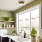 Plafonnier semi-encastré moderne Alston 14 à 3 lumières