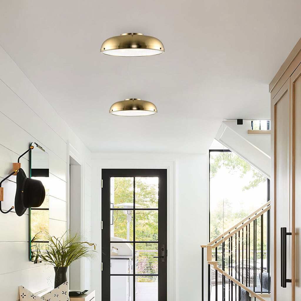 Plafonnier semi-encastré moderne Alston 14 à 3 lumières