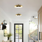 Plafonnier semi-encastré moderne Alston 14 à 3 lumières