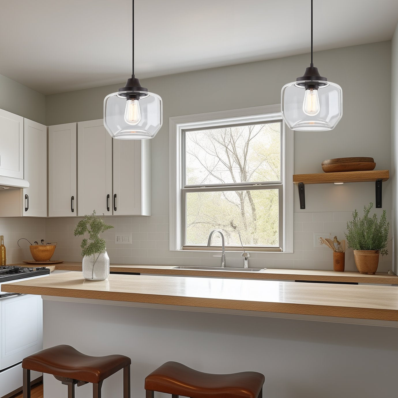 Suspension Maia 10 style ferme moderne