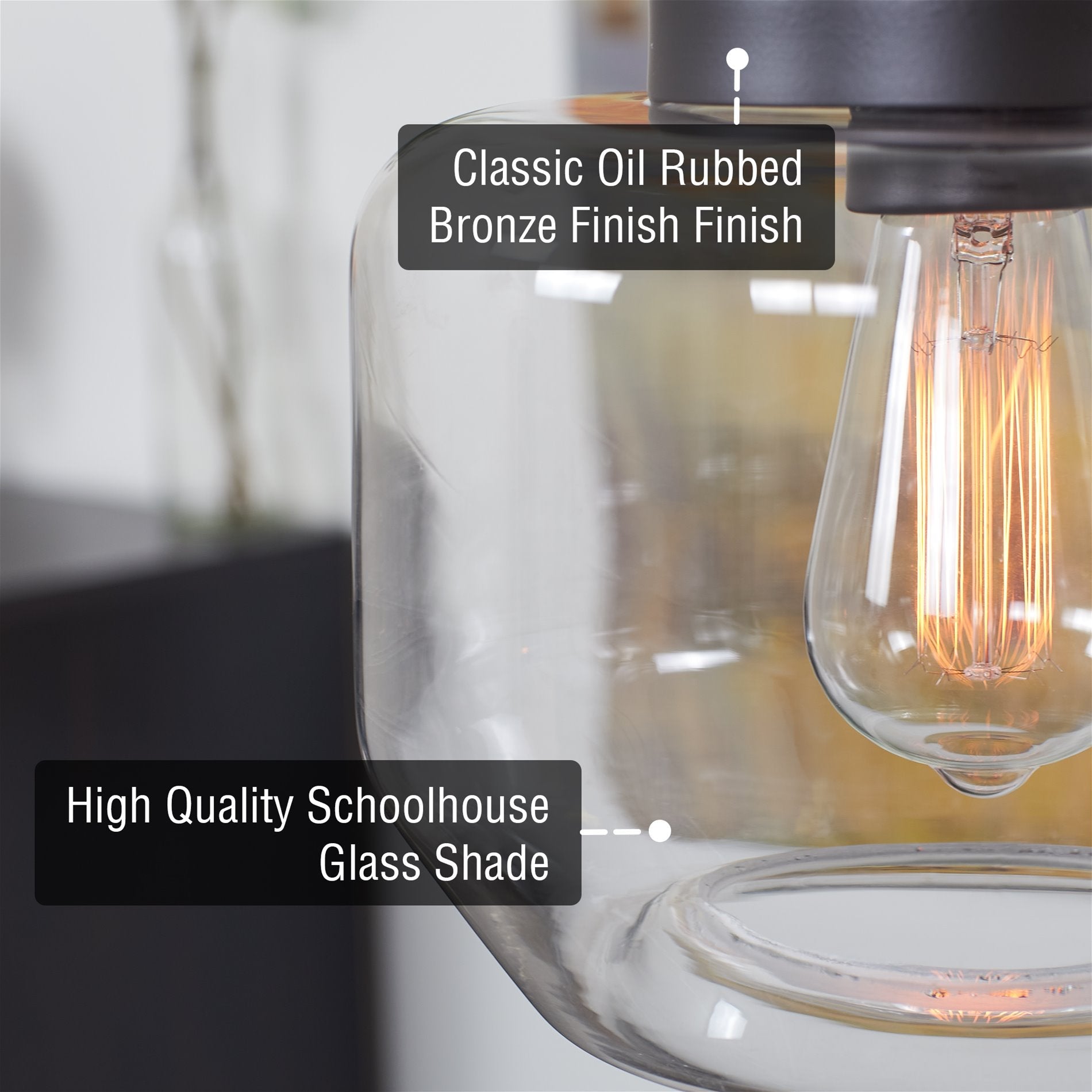 Suspension Maia 10 style ferme moderne