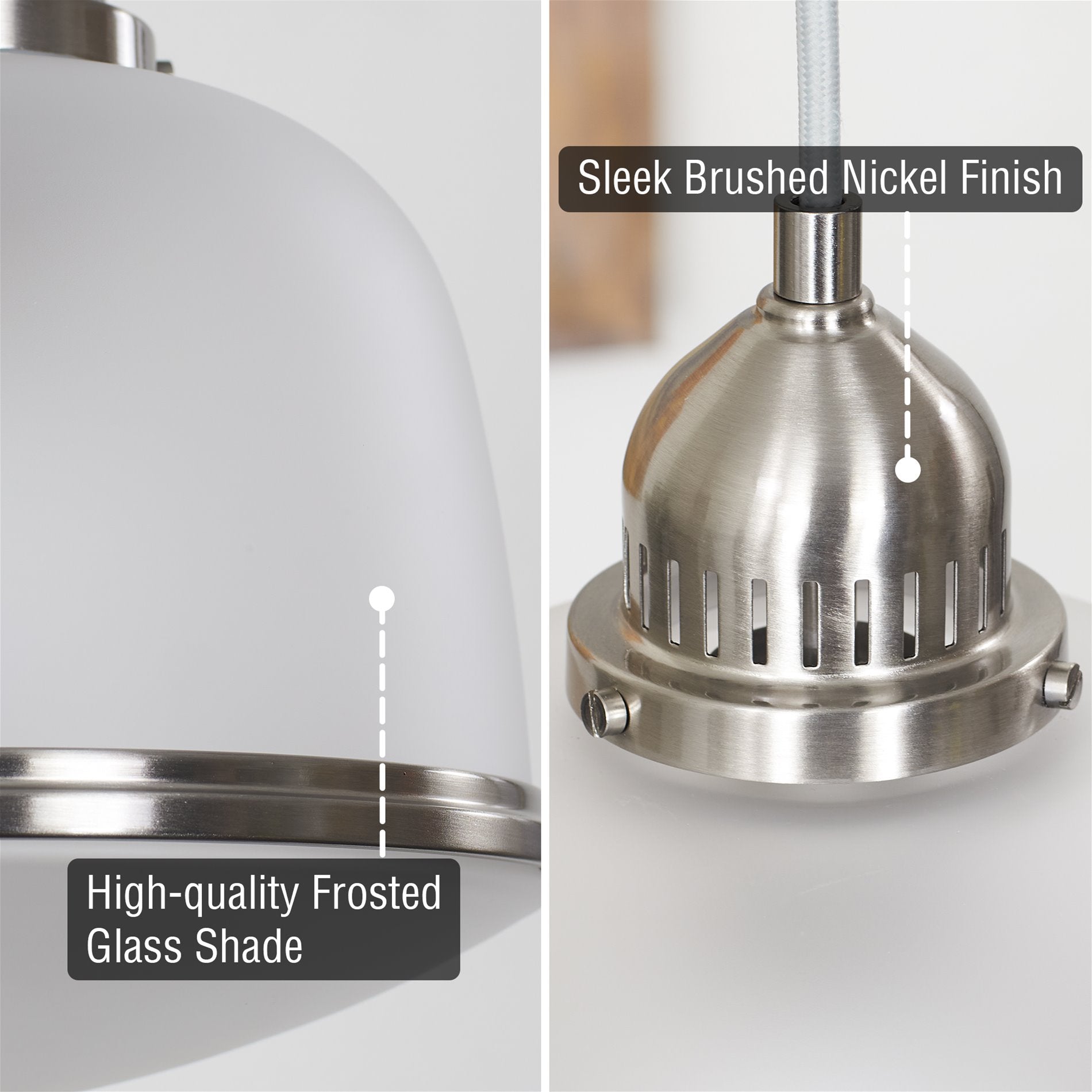 Suspension Alina 12 blanche