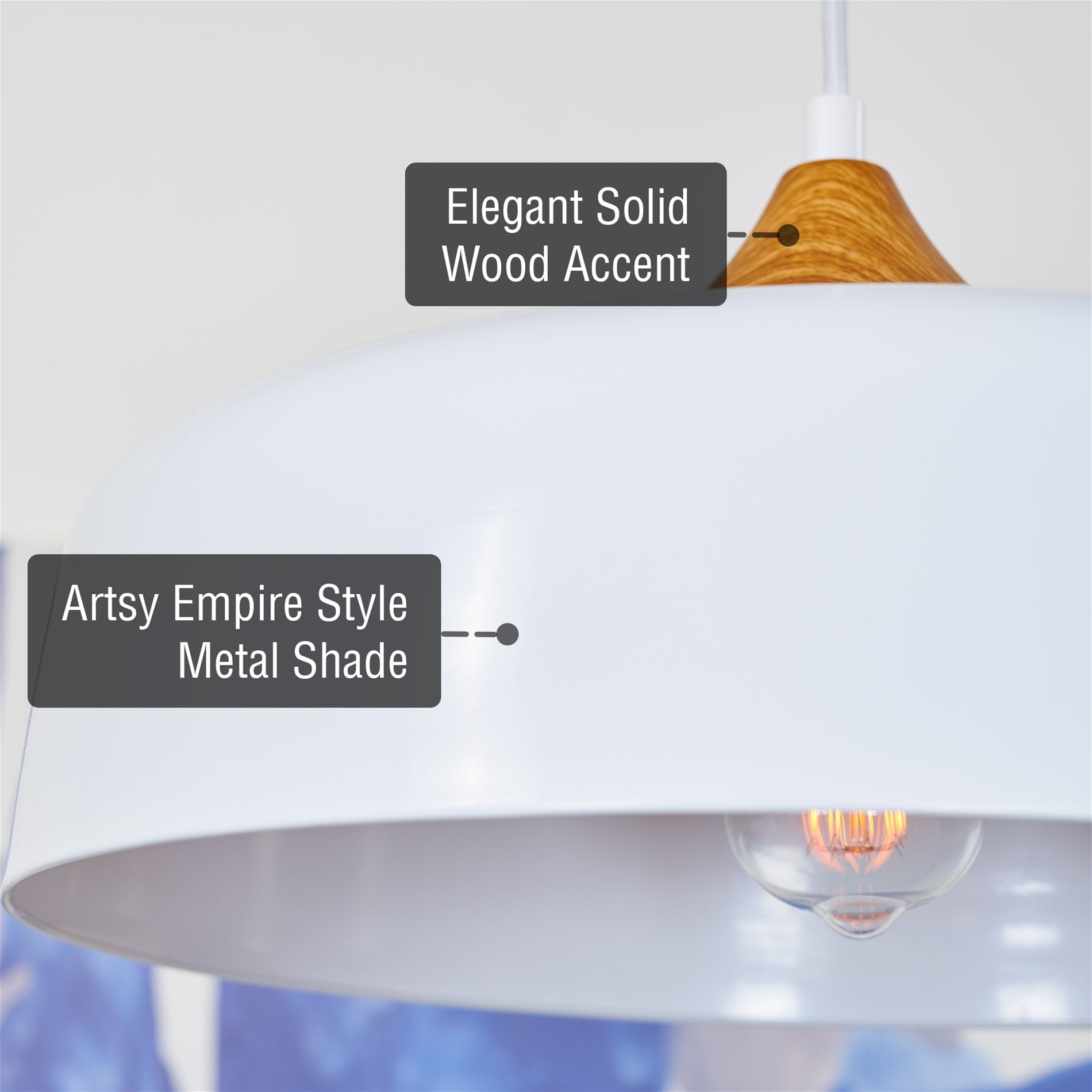 Suspension Riley 16 rétro-moderne