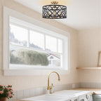 Plafoniera semi-incasso moderna Sutton 16 a 3 luci