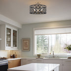 Plafoniera semi-incasso moderna Sutton 16 a 3 luci