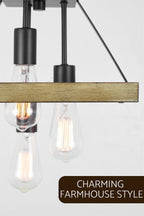 Powell 12 Lampada da soffitto a incasso rustica a 3 luci