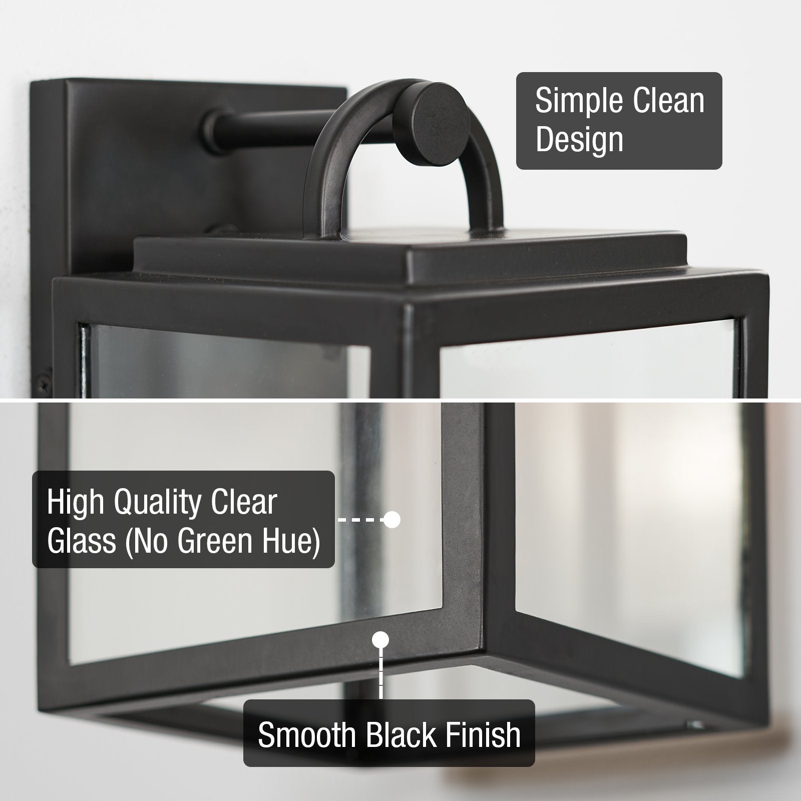 Applique murale extérieure Damon 16, style industriel et rustique, résistante aux intempéries