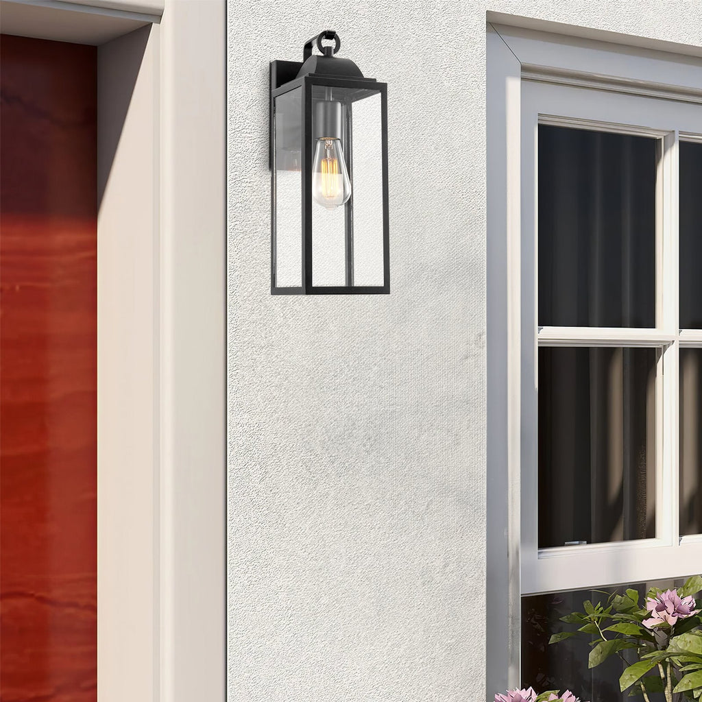 Lampada da parete per esterni Landry 17 in stile industriale e resistente alle intemperie