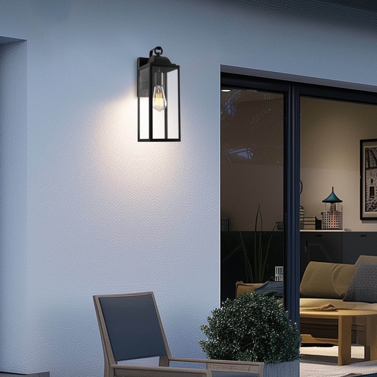 Lampada da parete per esterni Landry 17 in stile industriale e resistente alle intemperie