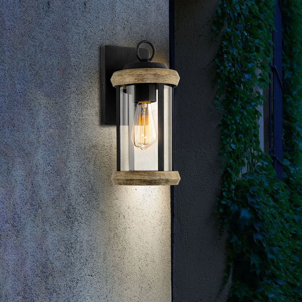 Applique murale extérieure Dorsey 12, rustique et traditionnelle, résistante aux intempéries