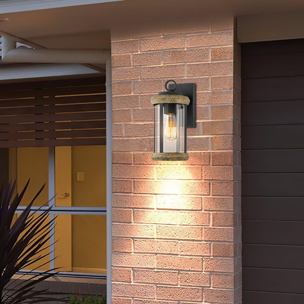 Applique murale extérieure Dorsey 12, rustique et traditionnelle, résistante aux intempéries