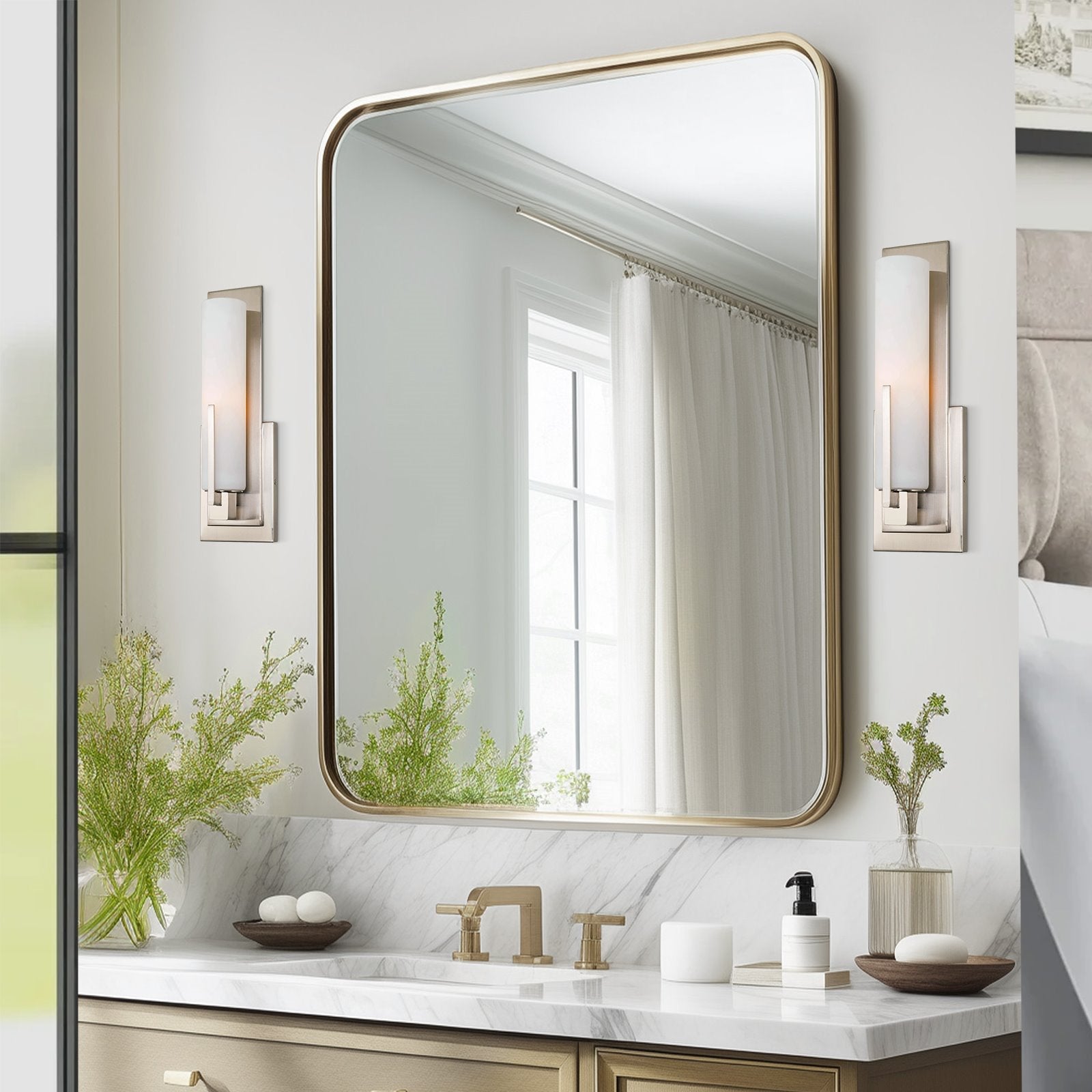 Applique murale moderne Faro 15 pour salle de bain/meuble-lavabo