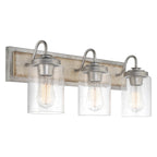 Greyson 22 3 luci in stile rustico per lavabo/bagno