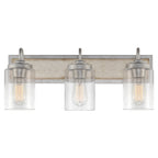 Greyson 22 3 luci in stile rustico per lavabo/bagno