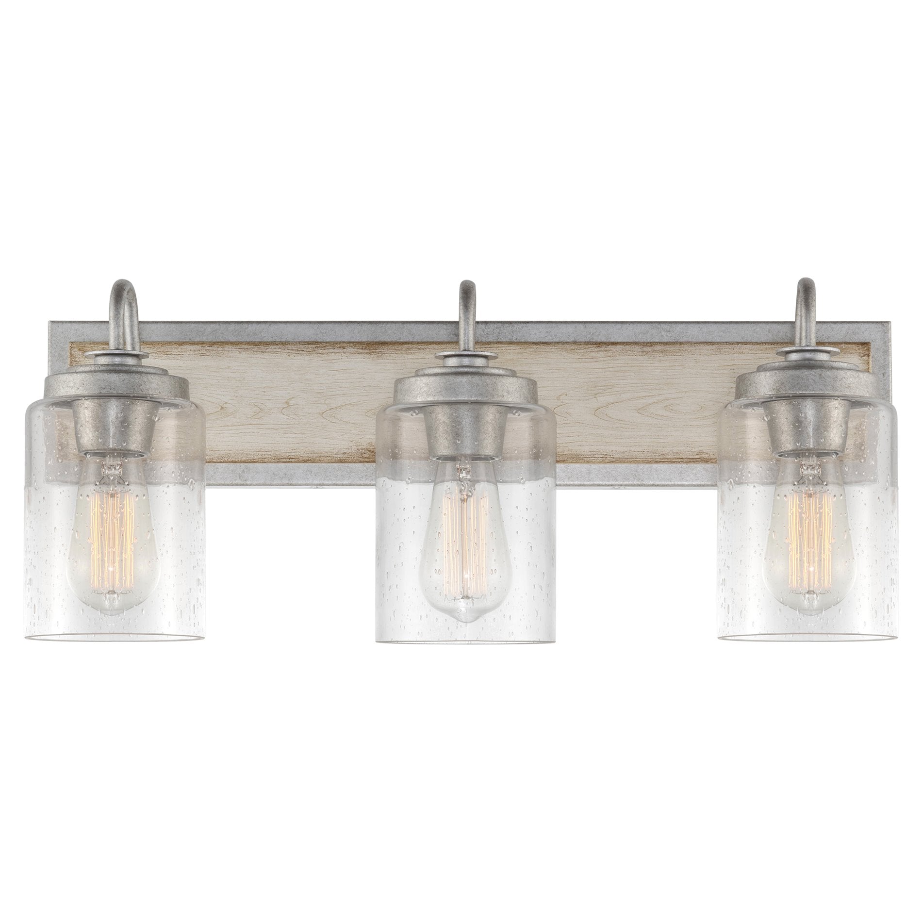 Greyson 22 3 luci in stile rustico per lavabo/bagno