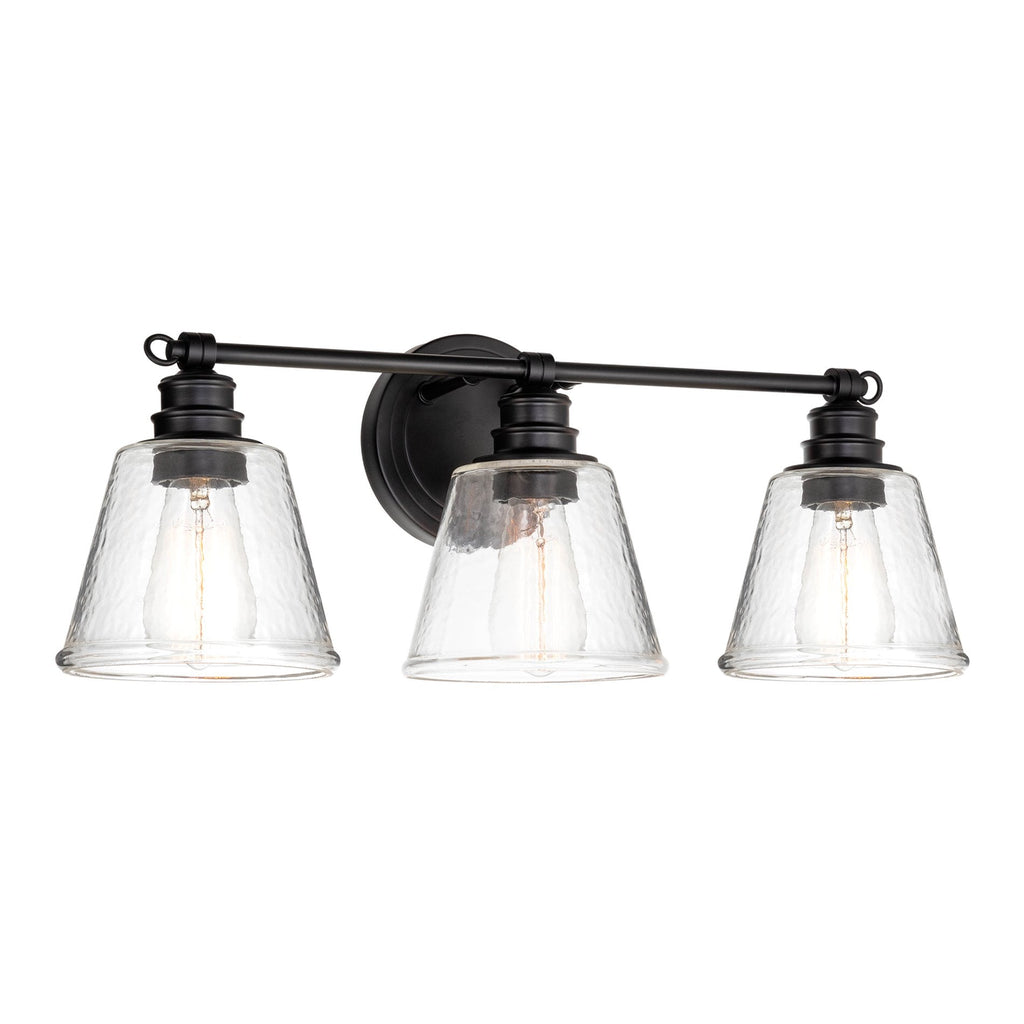 Adair 23 Applique murale moderne à 3 lumières style ferme / Luminaire de salle de bain