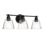Adair 23 Applique murale moderne à 3 lumières style ferme / Luminaire de salle de bain