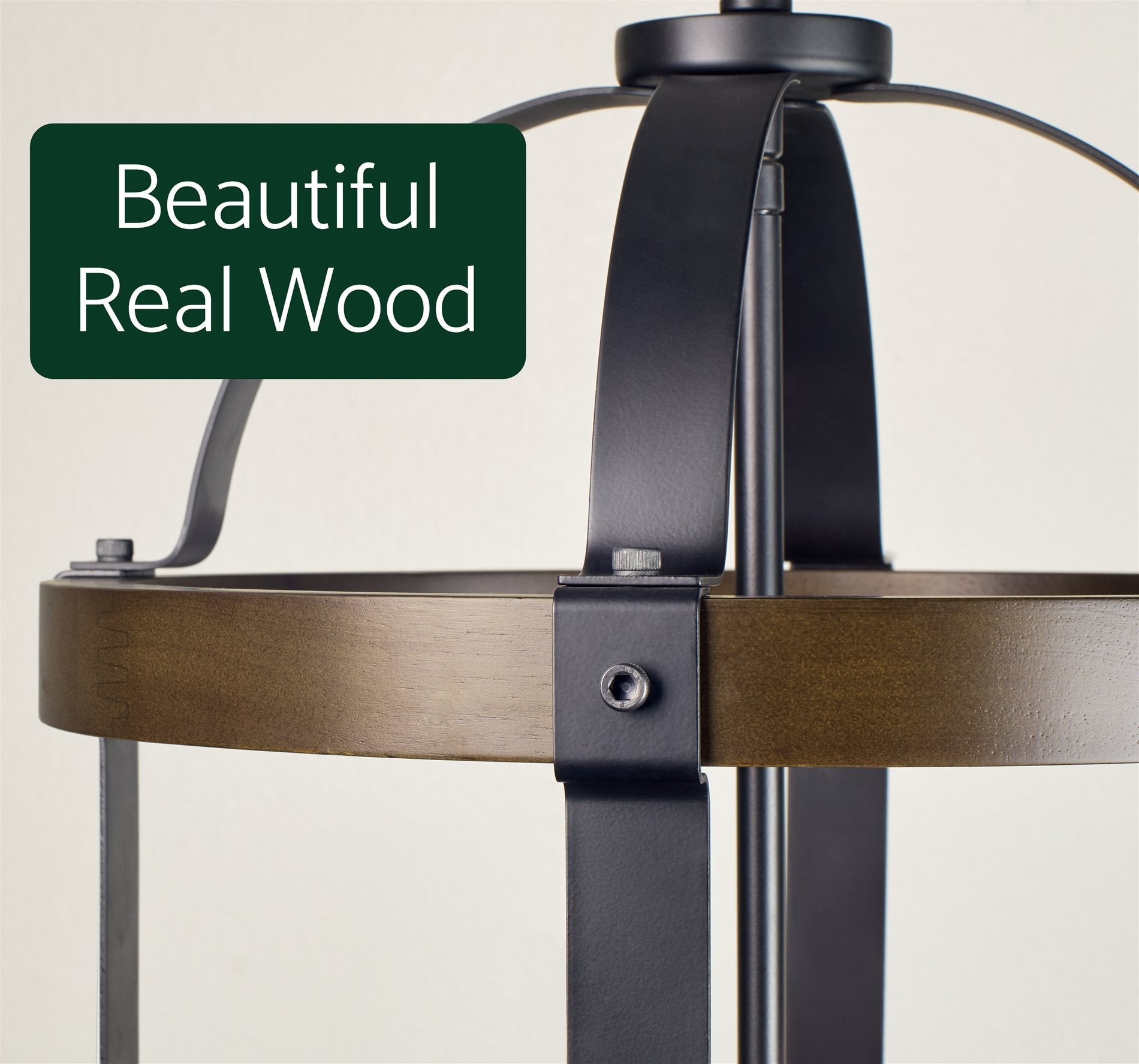 Lustre lanterne rustique Osprey 23 à 4 lumières, style ferme.