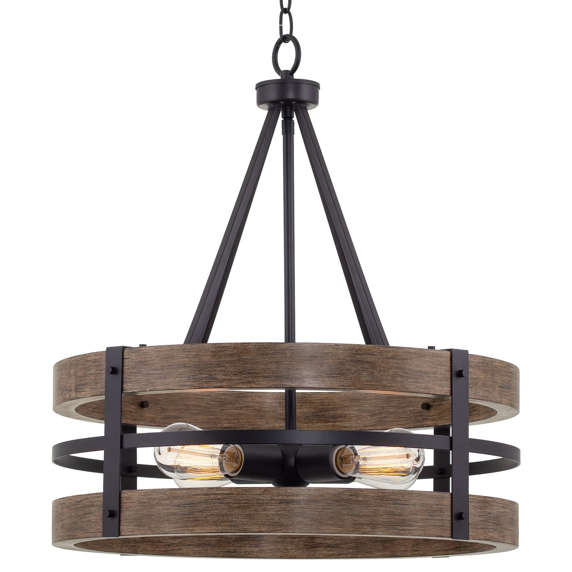 Lustre moderne de style ferme Maybrook 23 à 4 lumières
