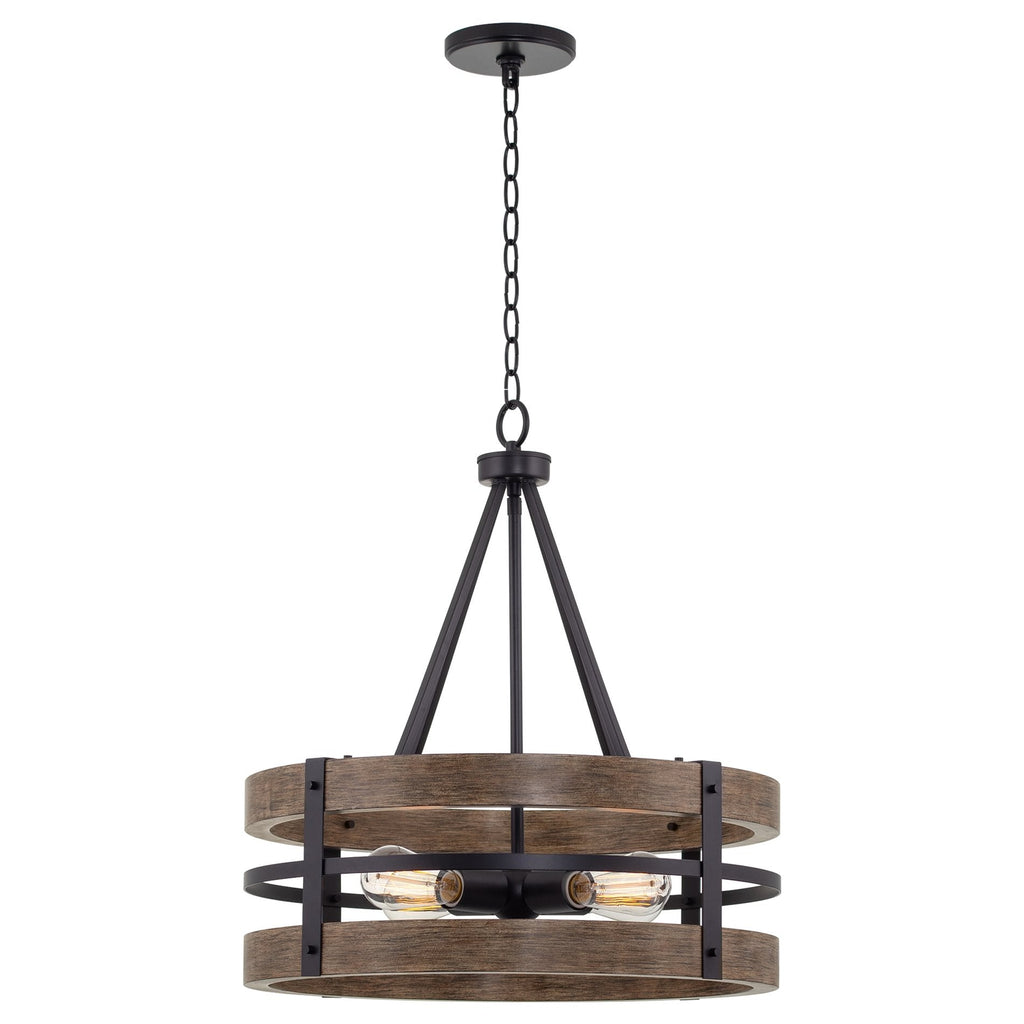 Lustre moderne de style ferme Maybrook 23 à 4 lumières