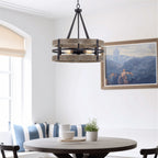 Lustre moderne de style ferme Maybrook 23 à 4 lumières