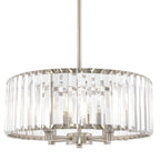 Lustre tambour en cristal Delilah 16 moderne à 4 lumières