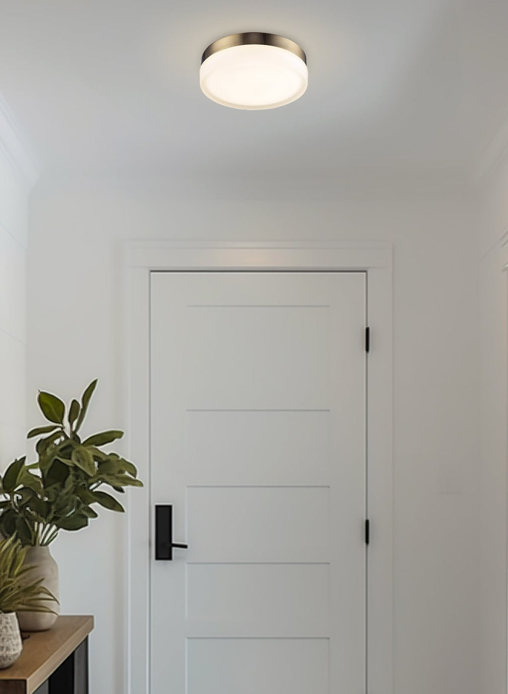Plafonnier encastré moderne Luna 9 à DEL intégrée de 18 W (équivalent à 180 W)