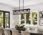 Luminaire pour îlot de cuisine de style ferme Brayden 34 à 4 lumières