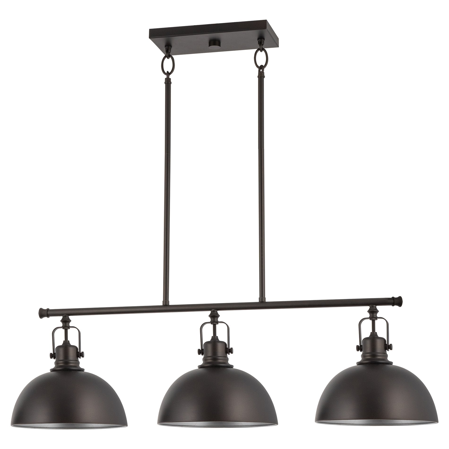 Belle 34, luminaire pour îlot de cuisine de style industriel moderne à 3 lumières