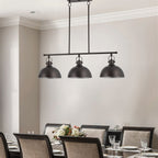 Belle 34, luminaire pour îlot de cuisine de style industriel moderne à 3 lumières