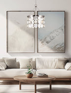Lampadario a sospensione Estelle 18 Modern Chic a 3 luci con cristalli