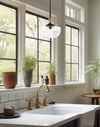 Suspension Grove 19 style ferme moderne